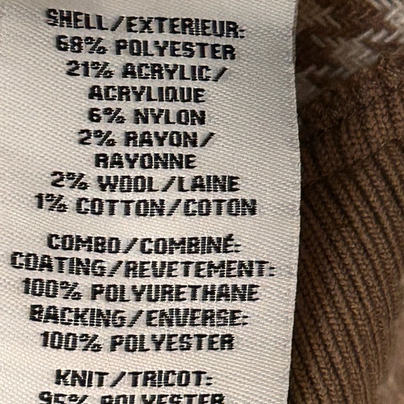 Bagatelle Plaid Tan Wool Blend Snaps Women's Jacket - Picture 12 of 12